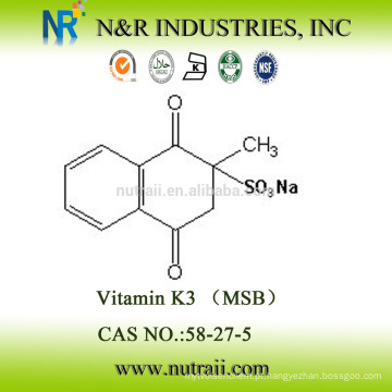 Reliable Fornecedor Vitamina K3 96% MSB 58-27-5 Feed Grade